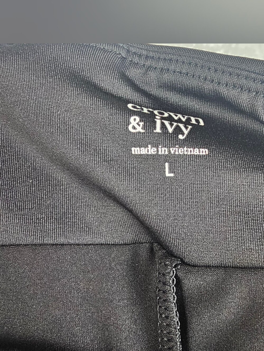 Crown & Ivy Active Black Ruffle Golf Pull On Skort Pockets Sports Tennis Large - Picture 4 of 9